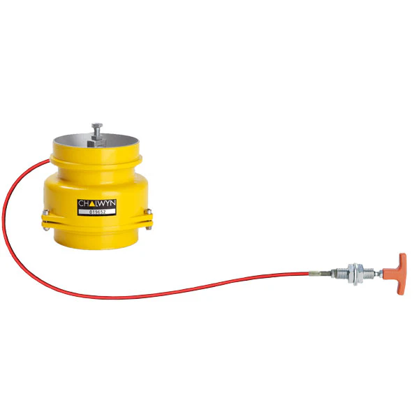 [04-01-0008] Chalwyn Automatic/Manual Engine Overspeed Shut Off Valve D51 - Ø64mm inlet 2.0m long cable