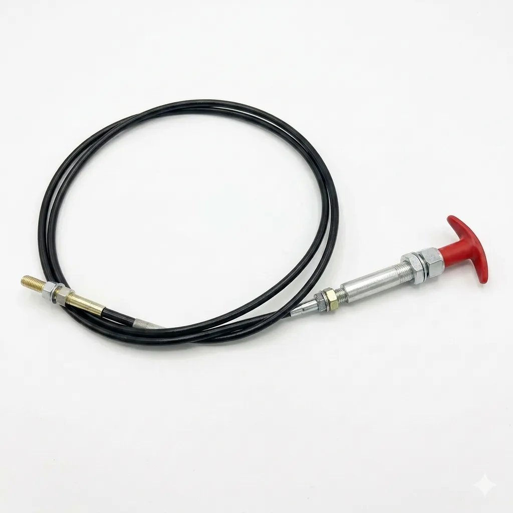 [09-02-0005] Emergency Stop Cable for Wyndham Page Valve - Complete Cable With T Handle