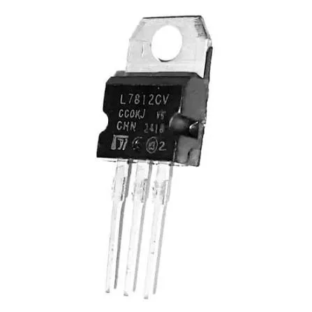 Voltage Regulator L7812CV 1.5 A 12V TO-220 3-Pin